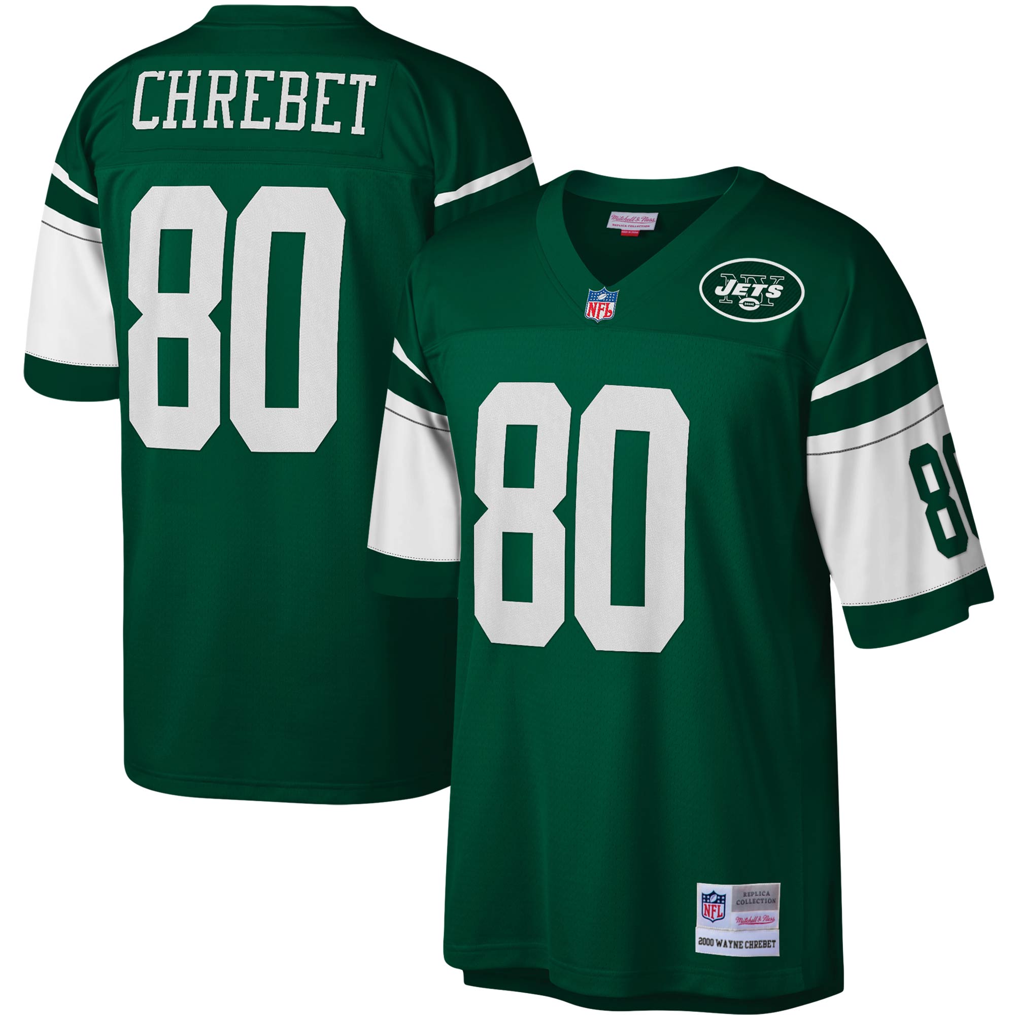 wayne chrebet new york jets mitchell 26amp ness legacy replica jersey green 2839 j002m.jpg