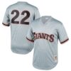 will clark san francisco giants mitchell 26amp ness youth cooperstown collection mesh batting practice jersey gray 6002 5j2vv.jpg