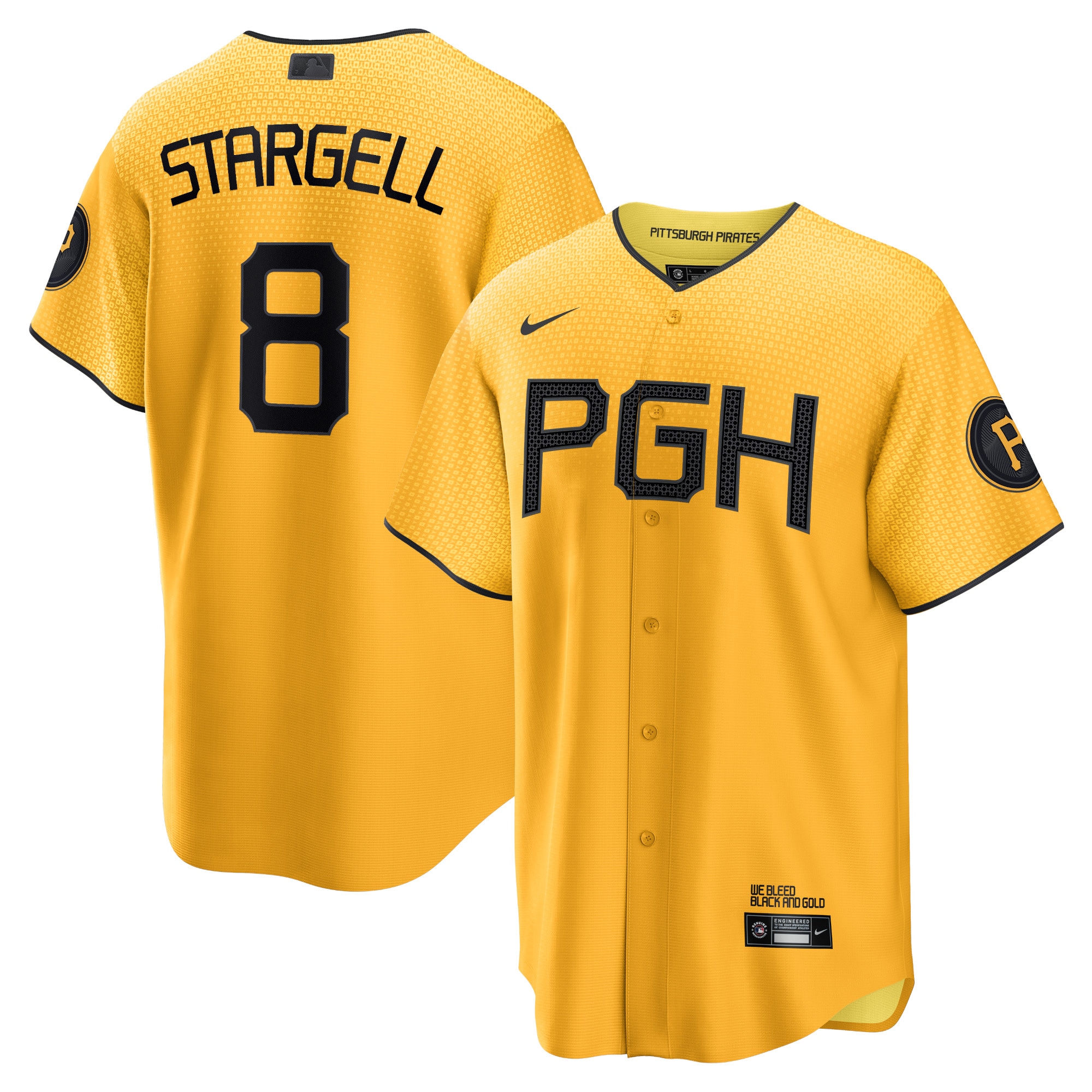 willie stargell pittsburgh pirates nike city connect replica player jersey gold 8851 m2pyq.jpg
