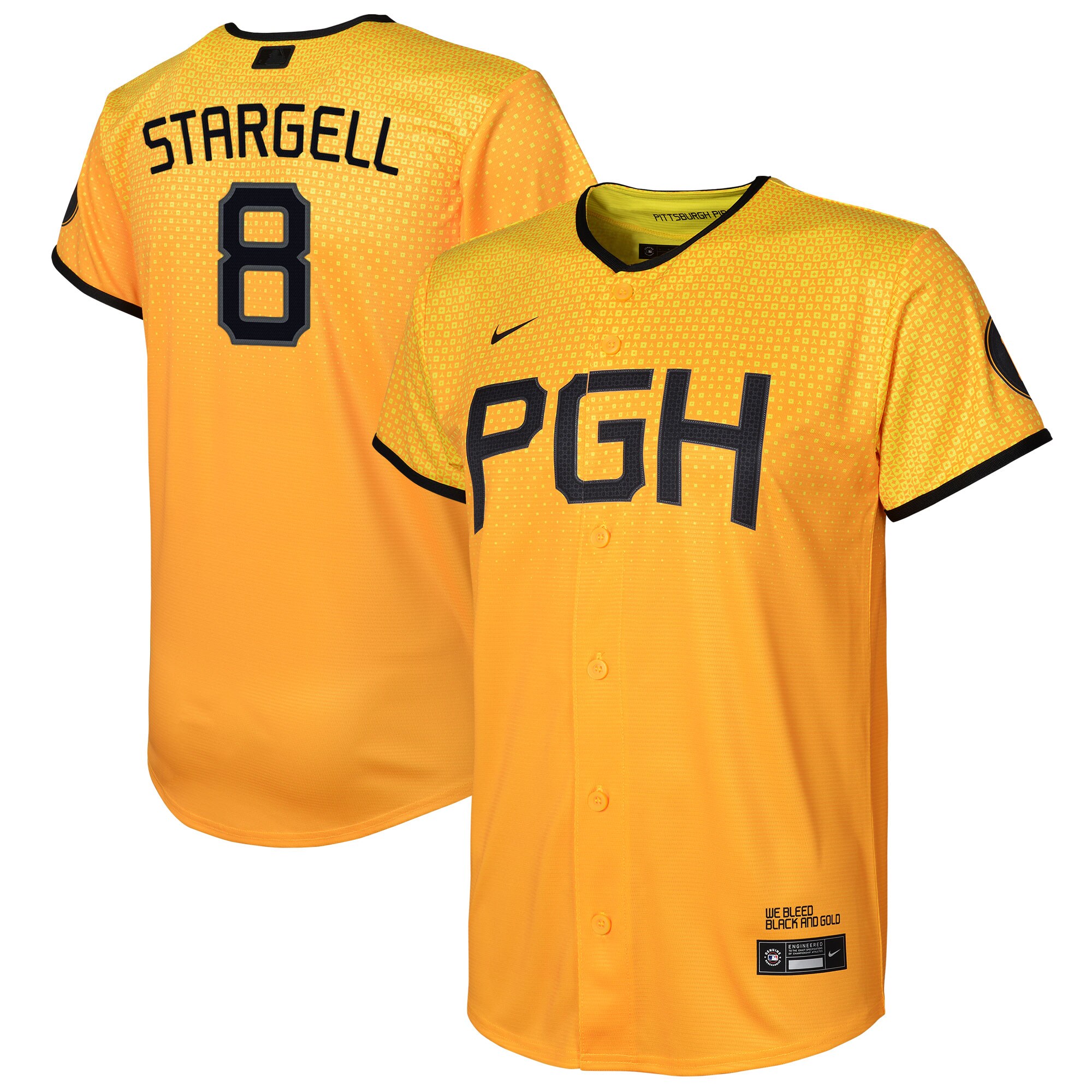 willie stargell pittsburgh pirates nike youth city connect replica player jersey gold 3948 bbvxl.jpg