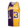 wilt chamberlain los angeles lakers mitchell 26amp ness hardwood classics 197172 split swingman jersey purplegold 2763 zgfb8.jpg