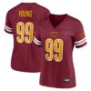 womens chase young burgundy washington commanders game time player jersey 6521 9yhz8.jpg