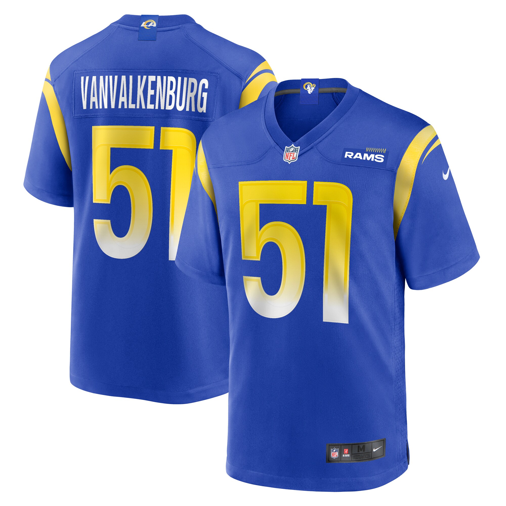 zach vanvalkenburg los angeles rams nike team game jersey royal 3210 madsl.jpg