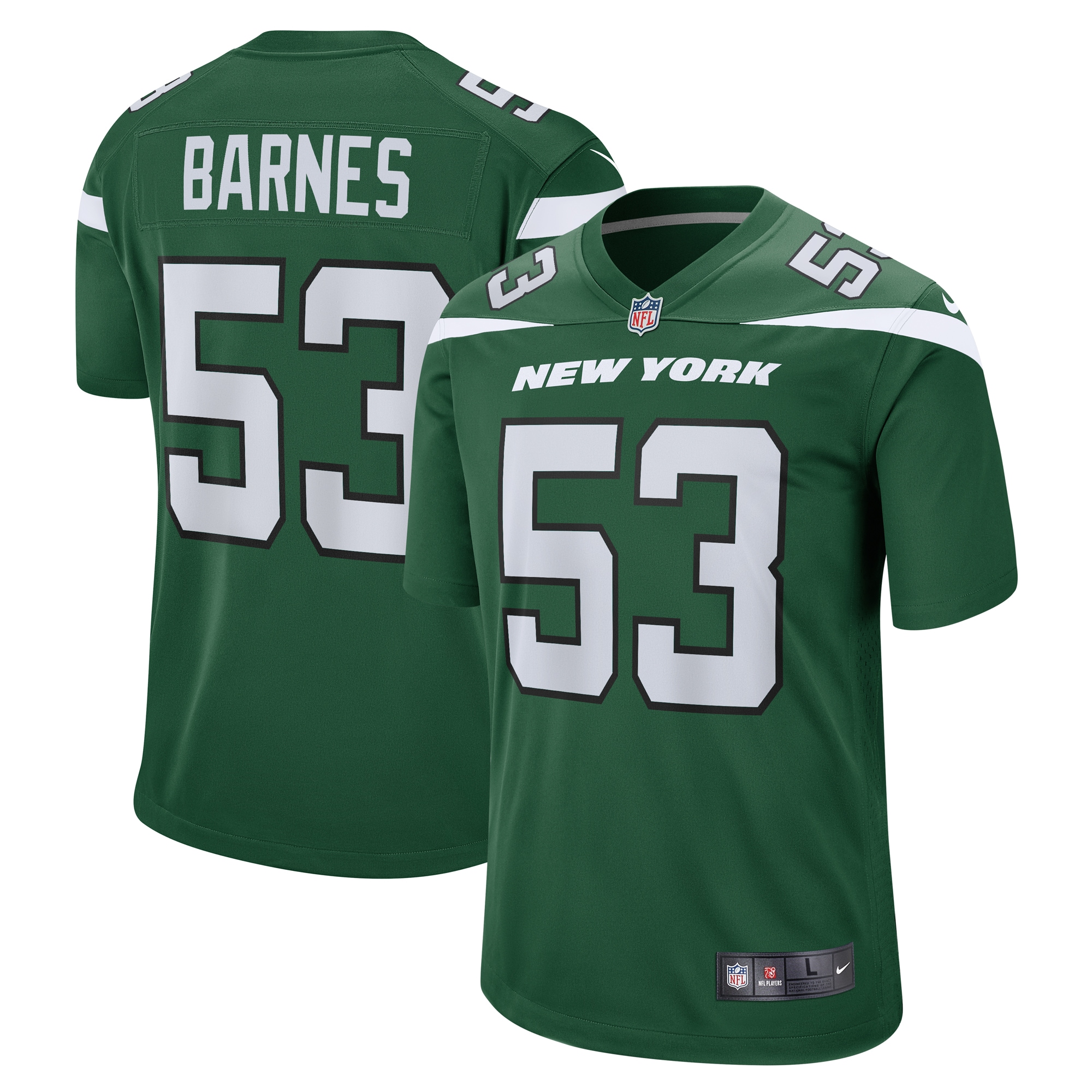 zaire barnes new york jets nike game jersey gotham green 6363 dhik2.jpg