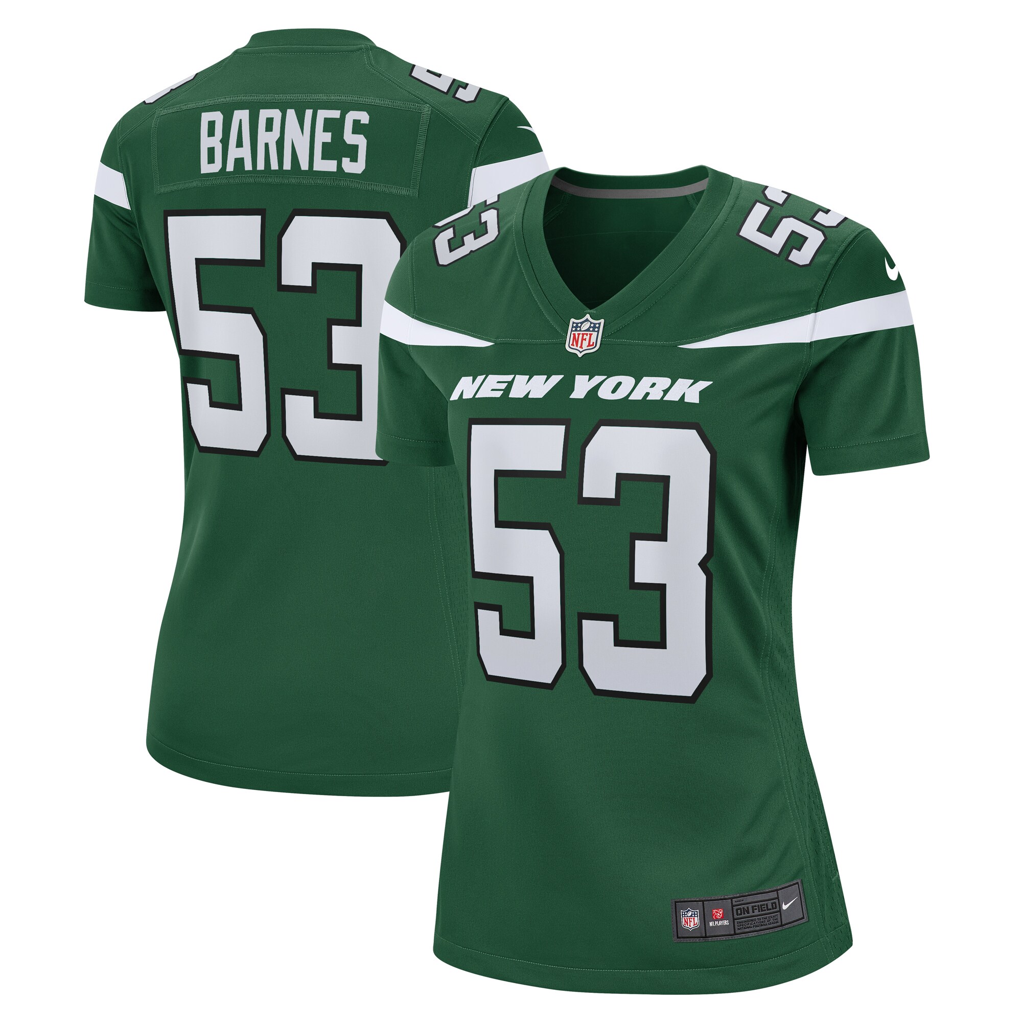 zaire barnes new york jets nike womens game jersey gotham green 7745 ut5wa.jpg
