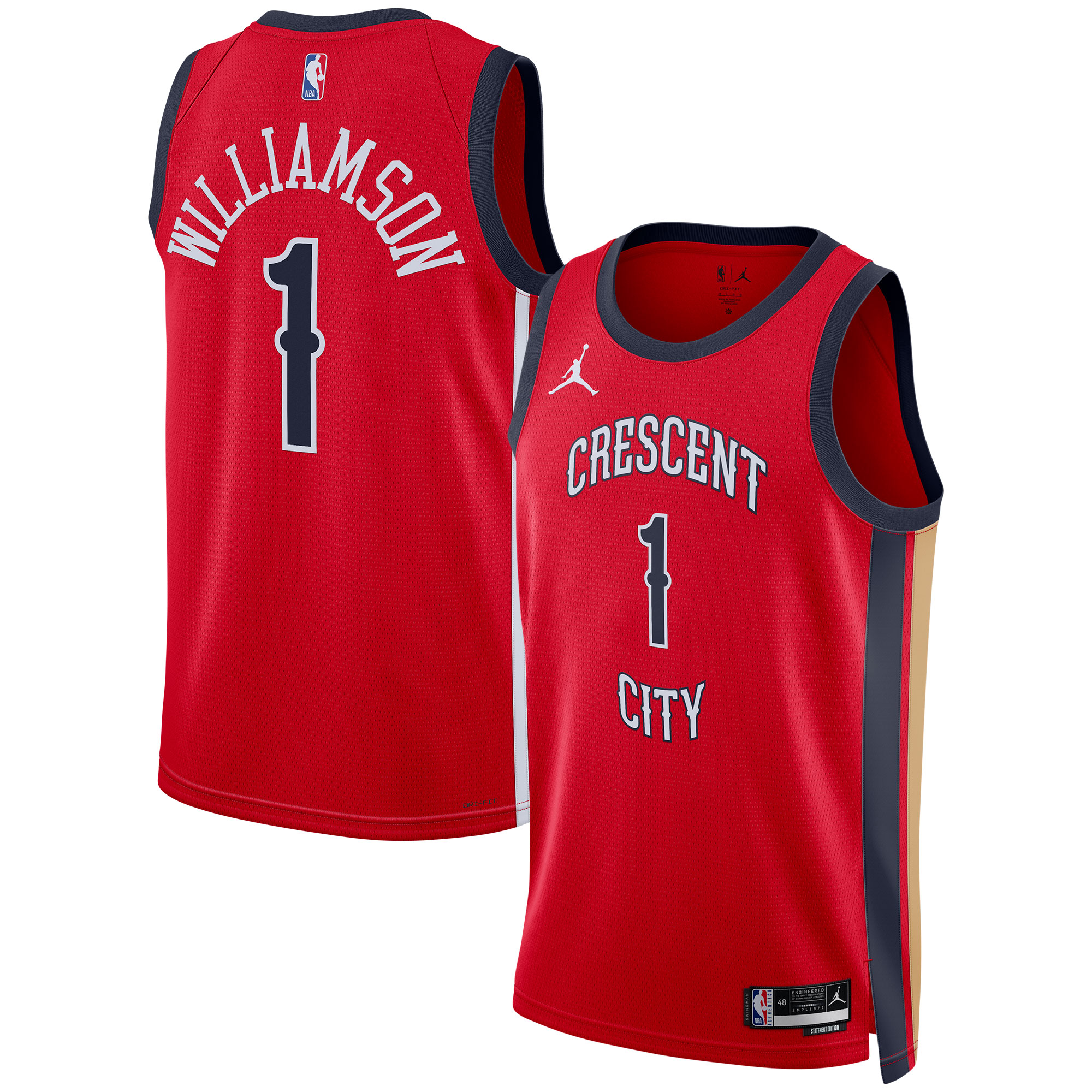 zion williamson new orleans pelicans jordan brand unisex swingman jersey statement edition red 4908 ql8zc.jpg