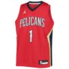 zion williamson new orleans pelicans jordan brand youth 202021 swingman player jersey statement edition red 7124 ap7ln.jpg
