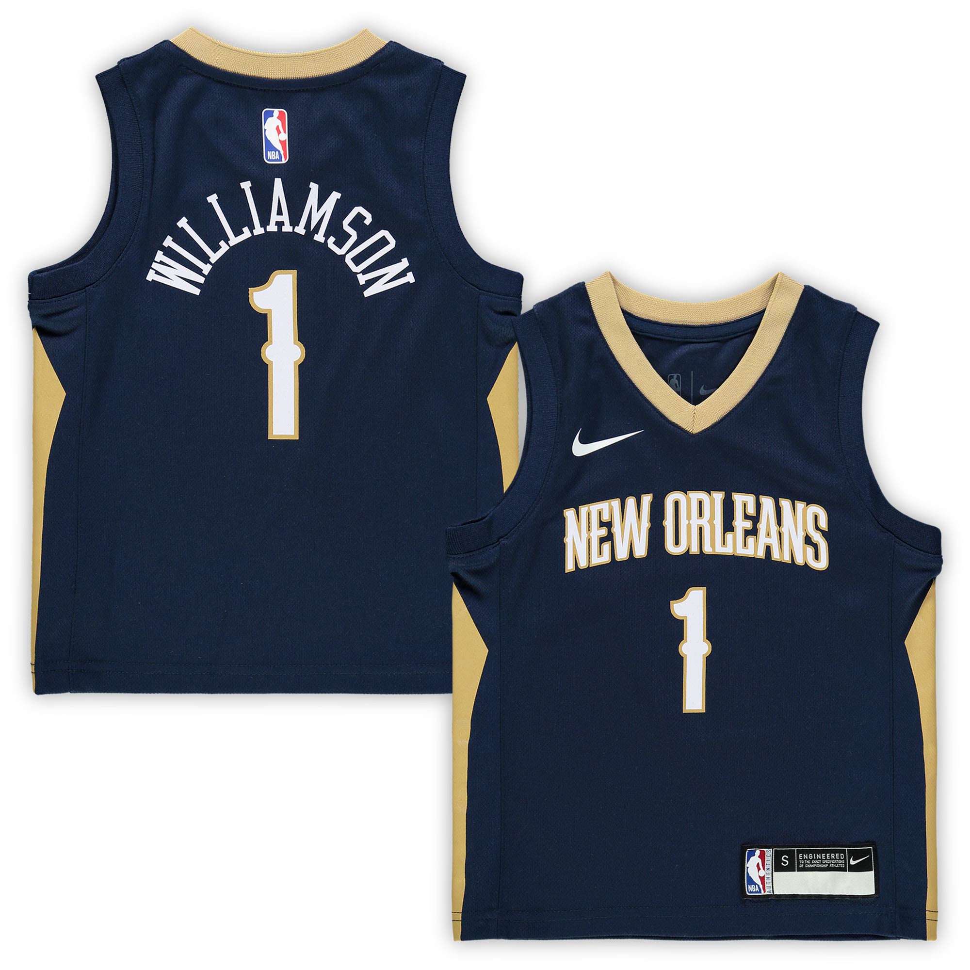 zion williamson new orleans pelicans nike preschool replica jersey icon edition navy 2132 wwk2n.jpg