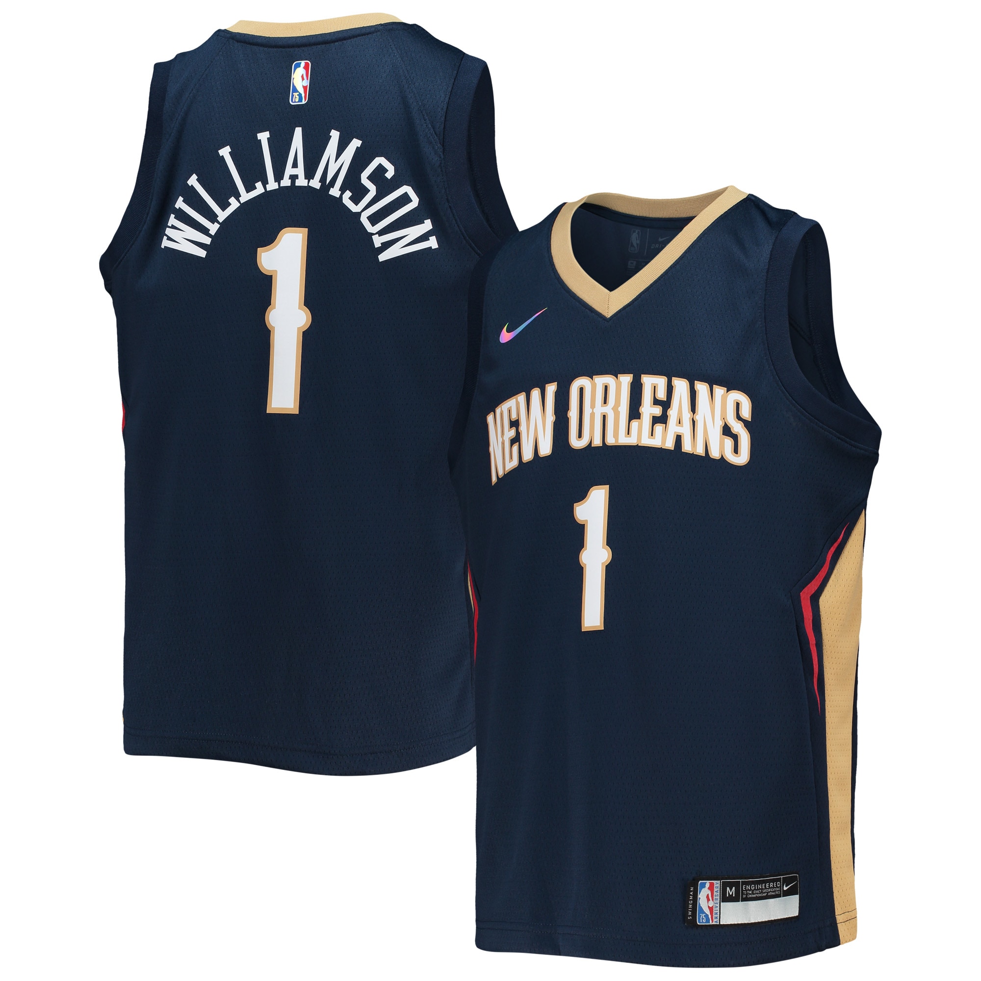 zion williamson new orleans pelicans nike youth 202122 diamond swingman jersey icon edition navy 6938 912u6.jpg