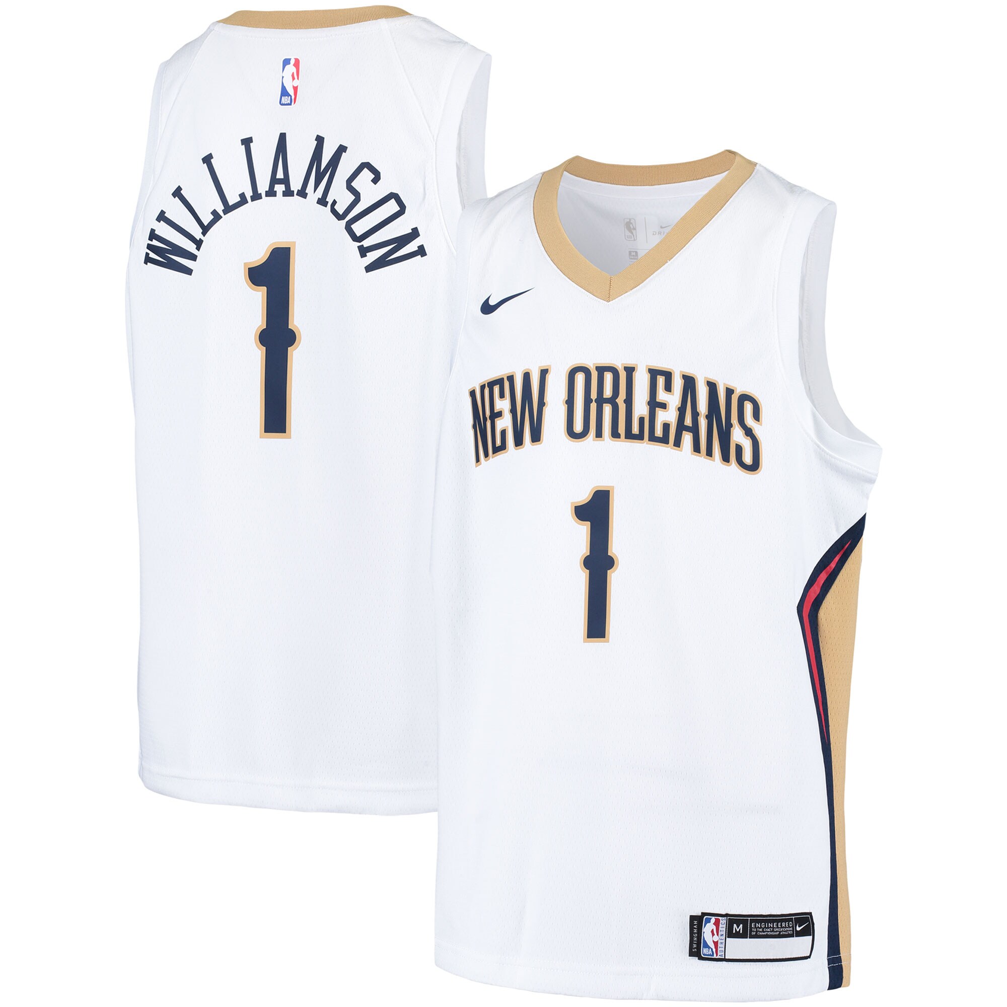 zion williamson new orleans pelicans nike youth swingman player jersey association edition white 9064 bsfr6.jpg