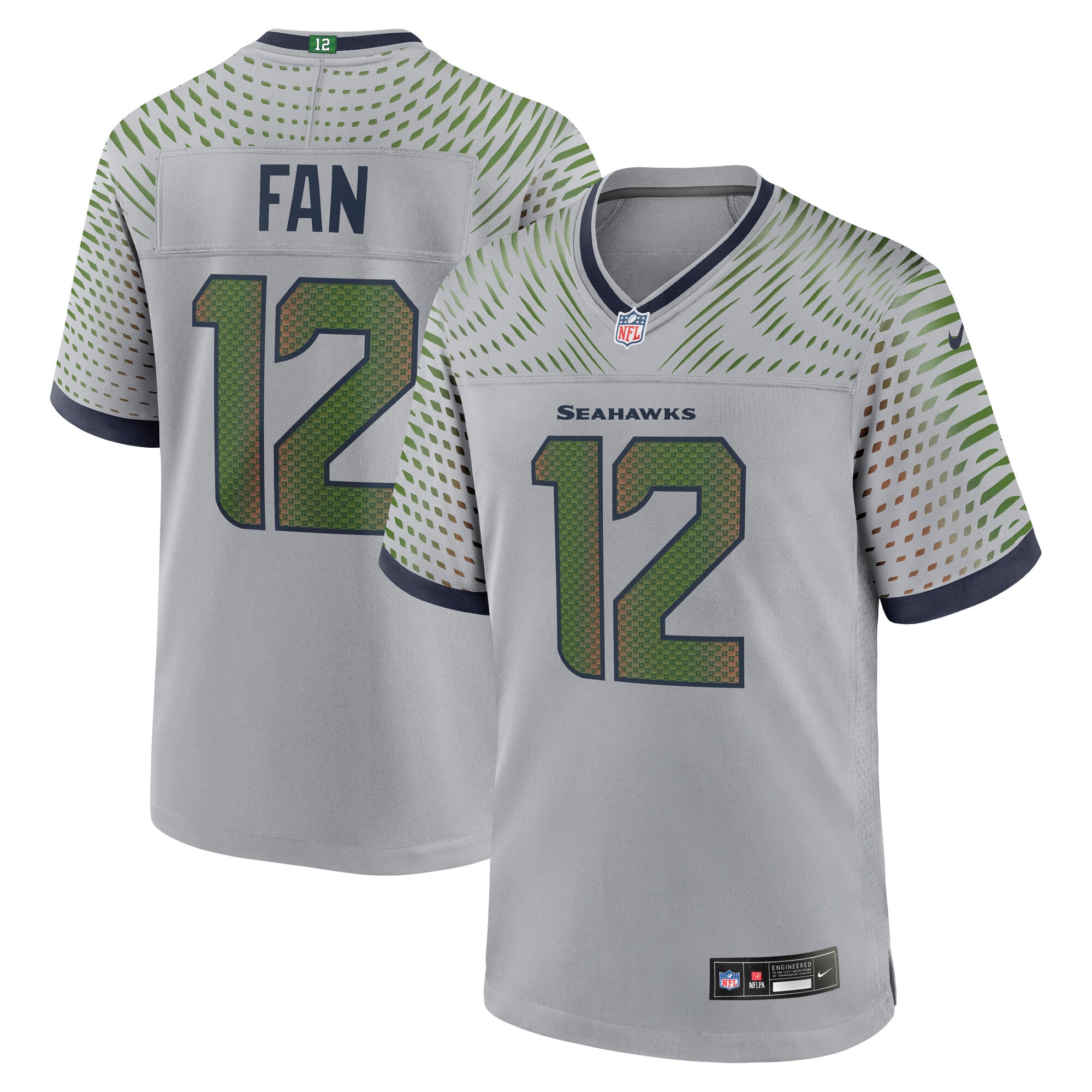 12s seattle seahawks nike 2025 rivalries collection game jersey wolf gray clowdercats 00kyq.jpg