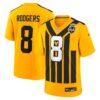 aaron rodgers pittsburgh steelers nike alternate 1933 throwback game jersey gold clowdercats esuw9.jpg