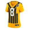 aaron rodgers pittsburgh steelers nike womens alternate 1933 throwback game jersey gold clowdercats qokn2.jpg