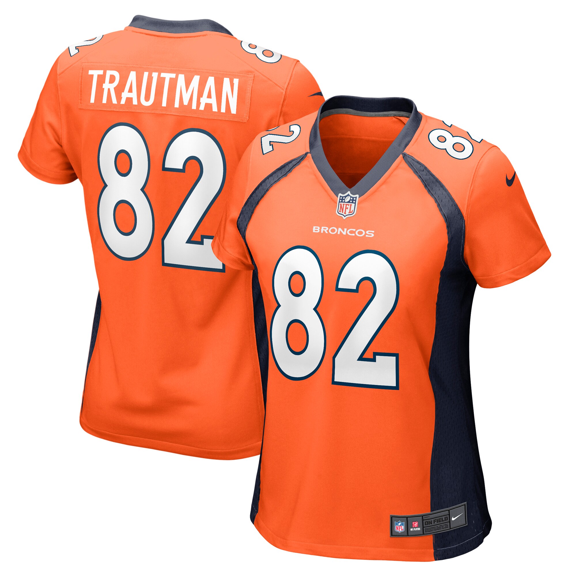 adam trautman denver broncos nike womens team game jersey orange clowdercats zsjrv.jpg