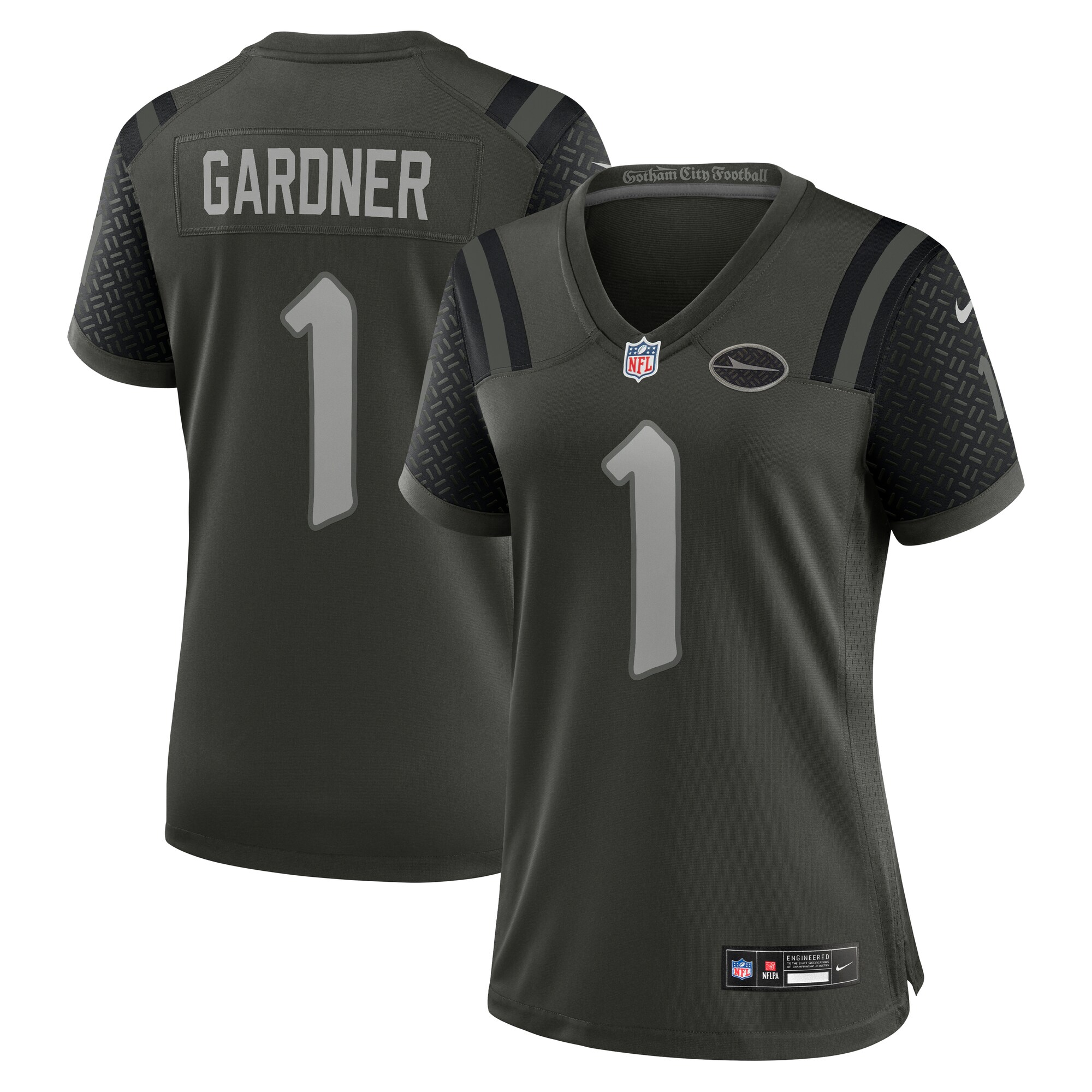 ahmad sauce gardner new york jets nike womens 2025 rivalries collection game jersey gotham green clowdercats vq6q4.jpg