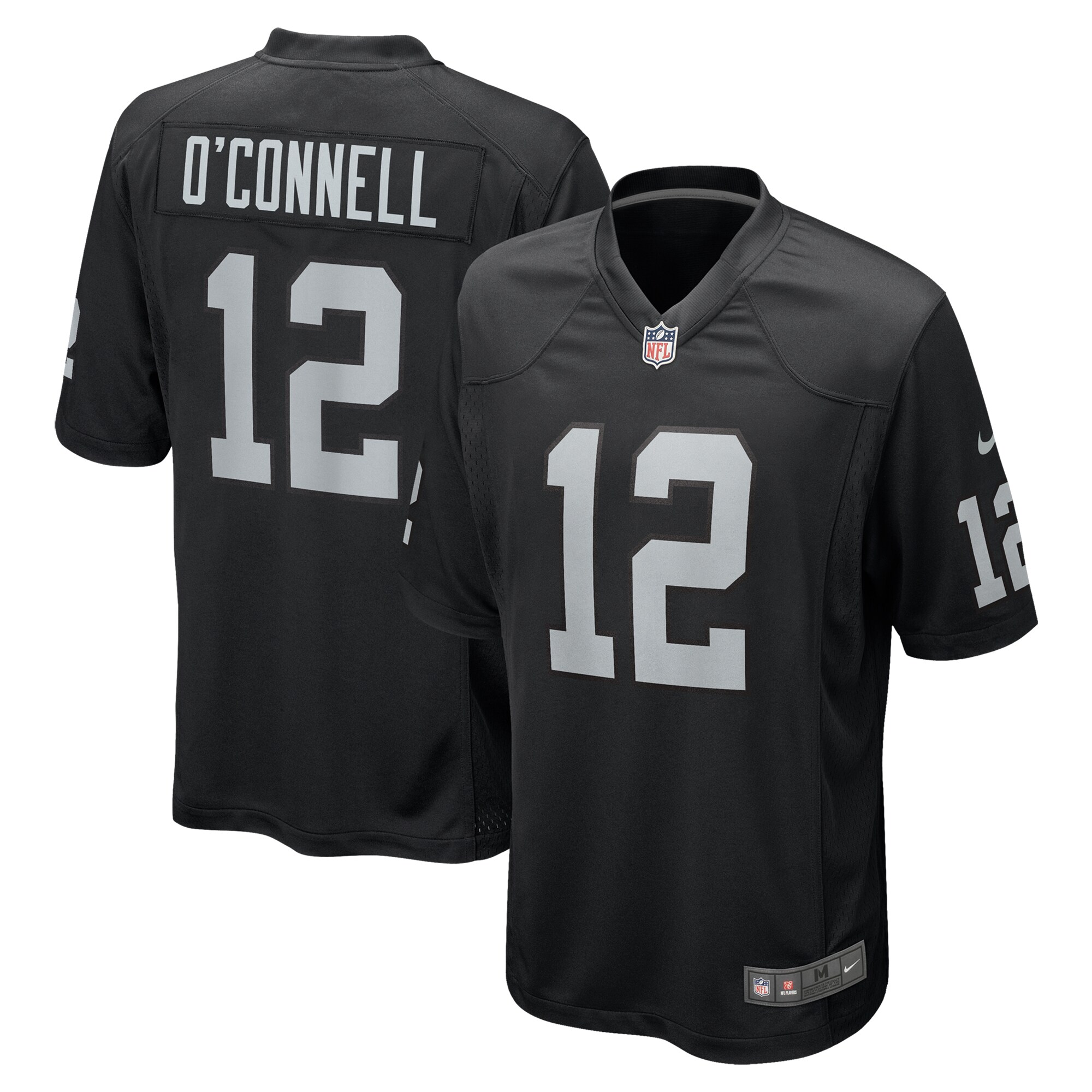aidan oconnell las vegas raiders nike team game jersey black clowdercats plcf2.jpg