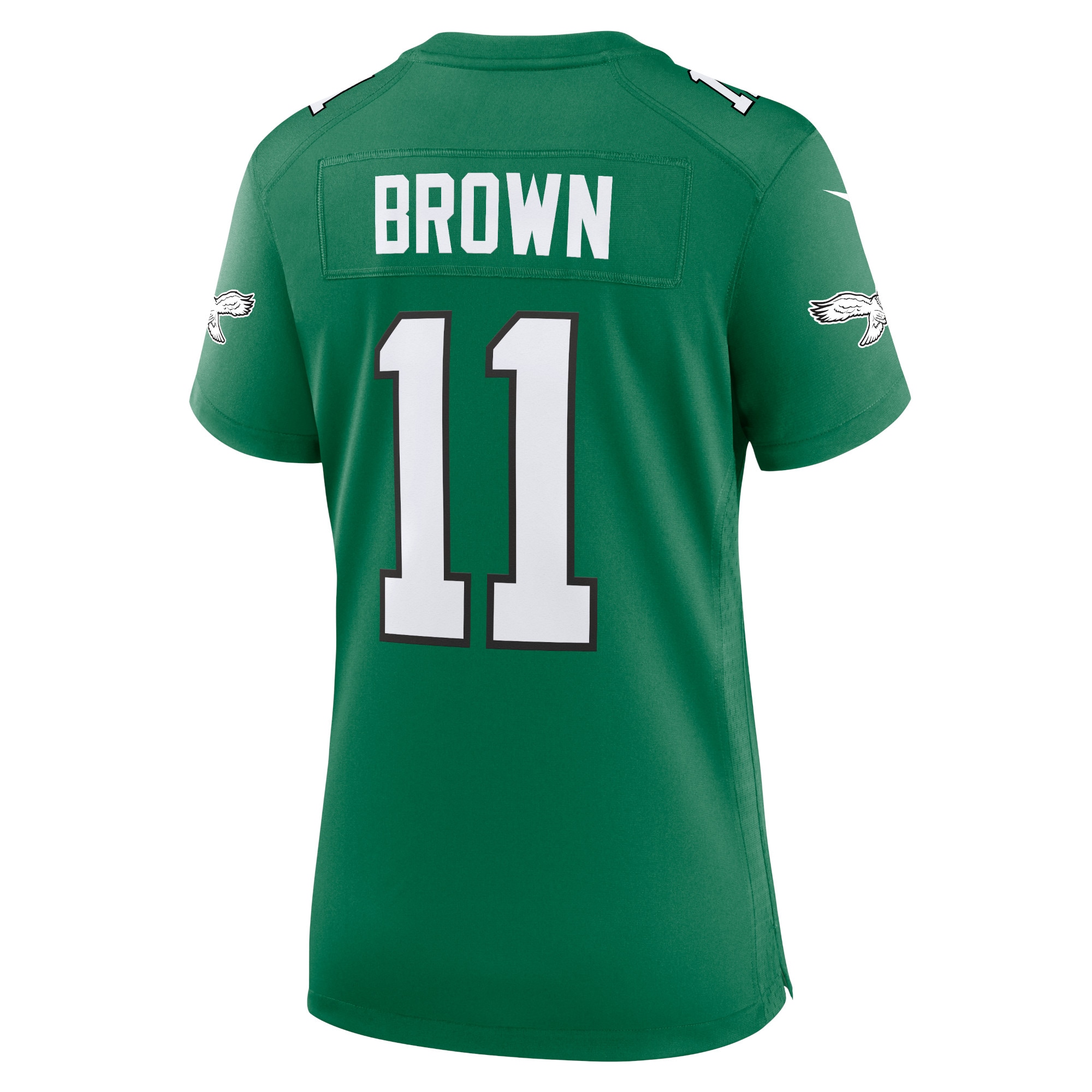 aj brown philadelphia eagles nike womens player jersey kelly green clowdercats dvt7z.jpg