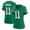 aj brown philadelphia eagles nike womens player jersey kelly green clowdercats kkzeb.jpg