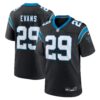 akayleb evans carolina panthers nike team game jersey black clowdercats 0gdek.jpg