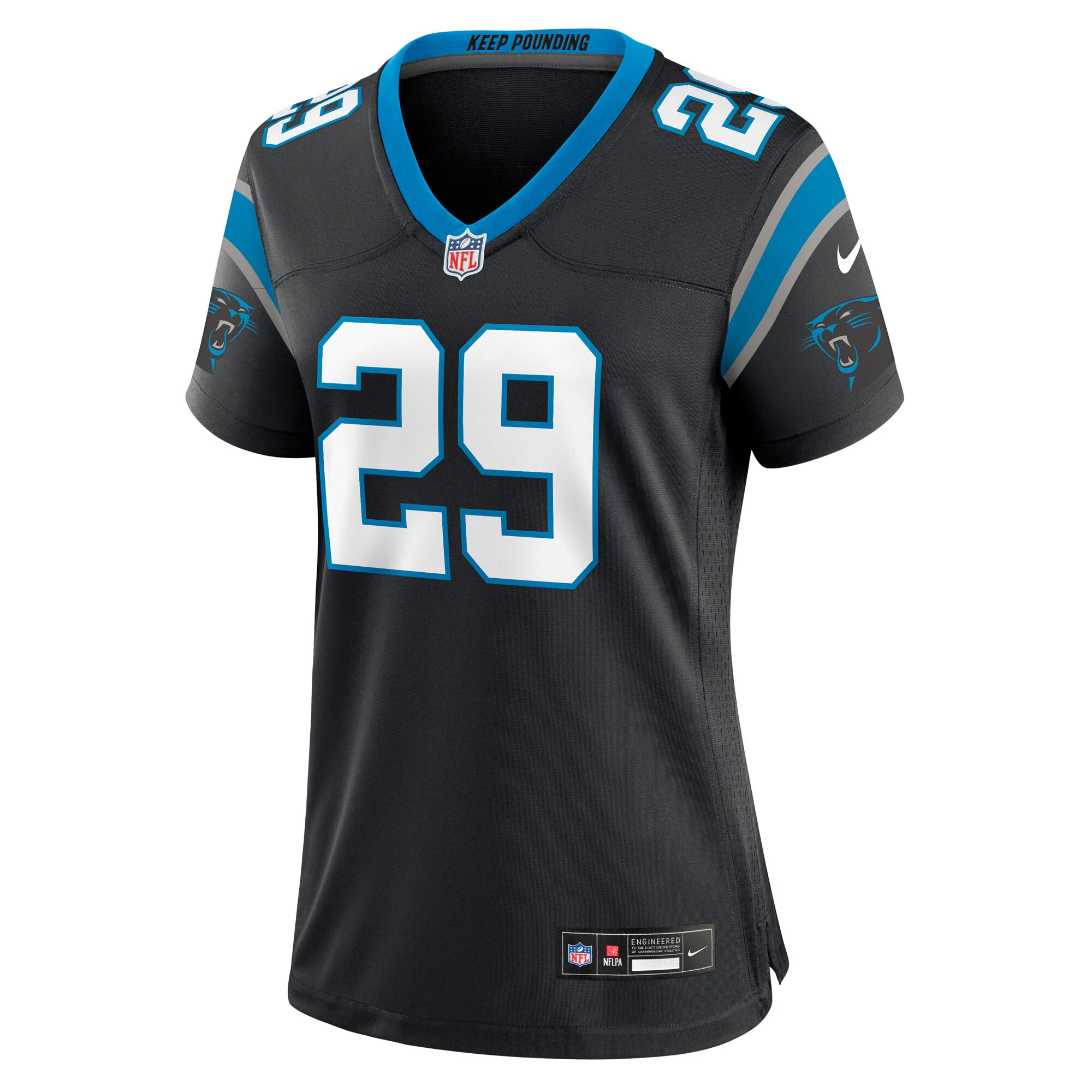 akayleb evans carolina panthers nike womens team game jersey black clowdercats oelht.jpg