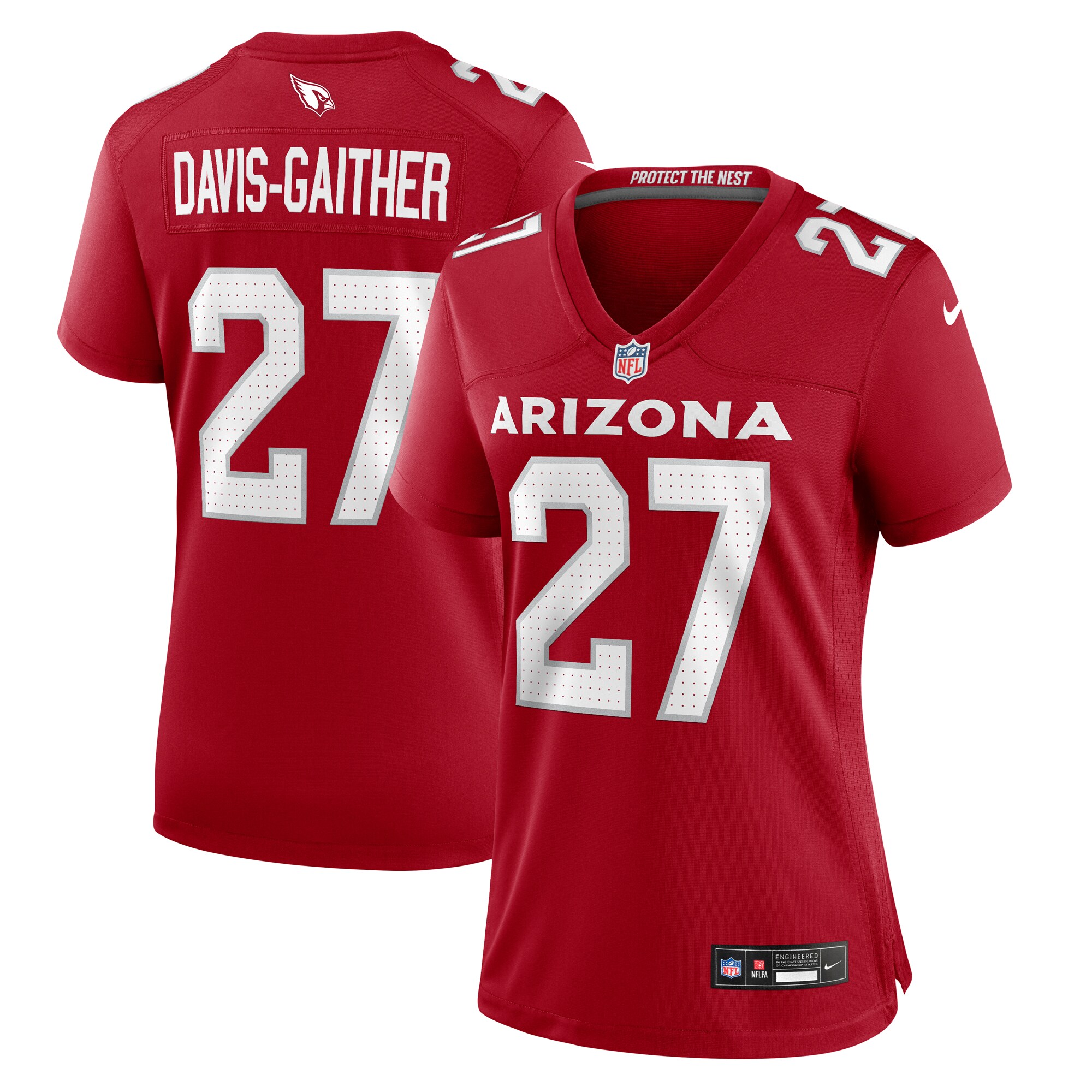 akeem davis gaither arizona cardinals nike womens team game jersey cardinal clowdercats ajz35.jpg