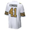 alvin kamara new orleans saints nike alternate game jersey white clowdercats zt4dn.jpg