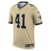 alvin kamara new orleans saints nike gameday golds alternate legend player performance top gold clowdercats cnatd.jpg