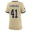 alvin kamara new orleans saints nike womens gameday golds alternate game player jersey gold clowdercats 3uqtw.jpg
