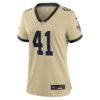 alvin kamara new orleans saints nike womens gameday golds alternate game player jersey gold clowdercats qonyr.jpg