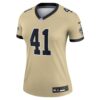 alvin kamara new orleans saints nike womens gameday golds alternate legend player performance top gold clowdercats nwbpd.jpg