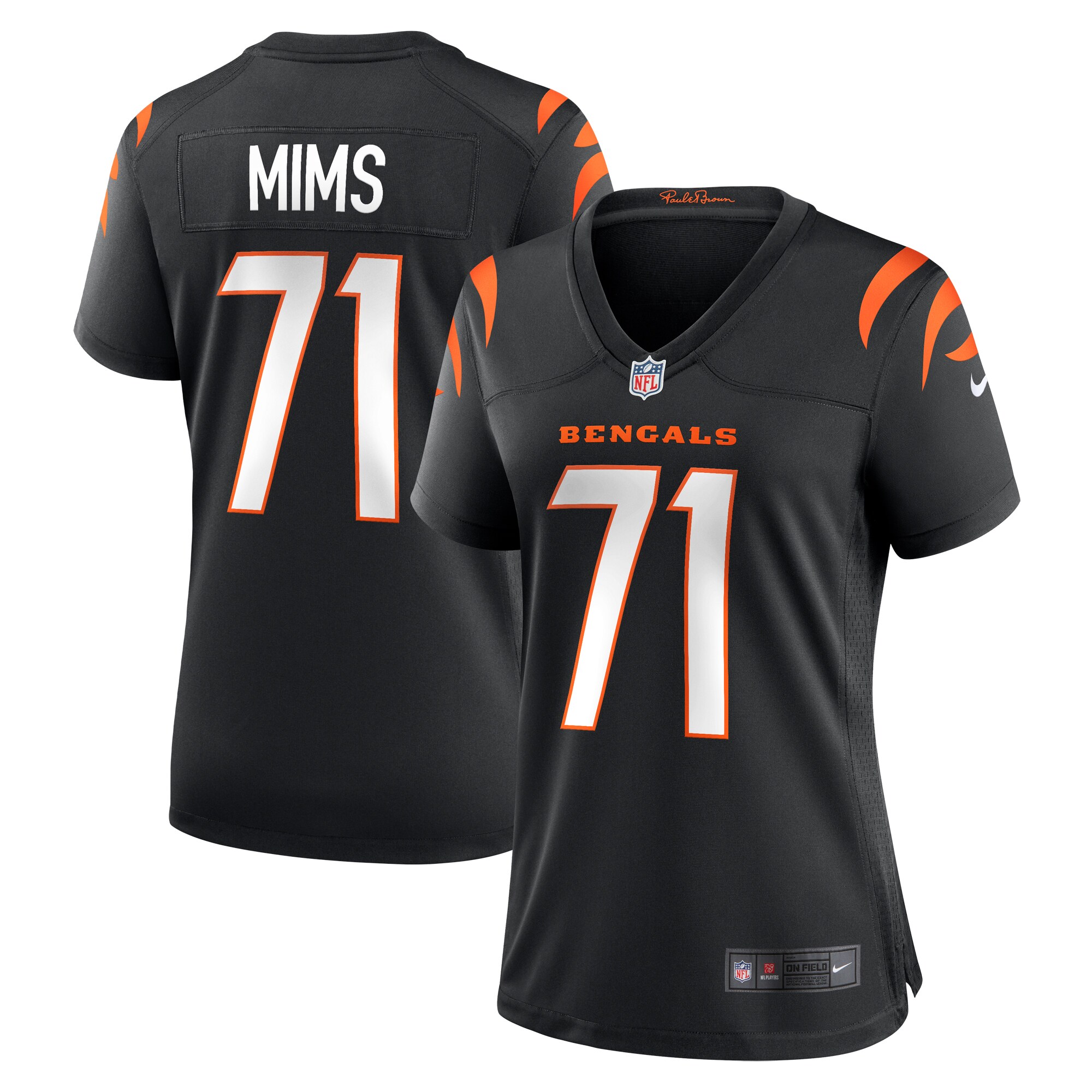 amarius mims cincinnati bengals nike womens game jersey black clowdercats 8tiyq.jpg