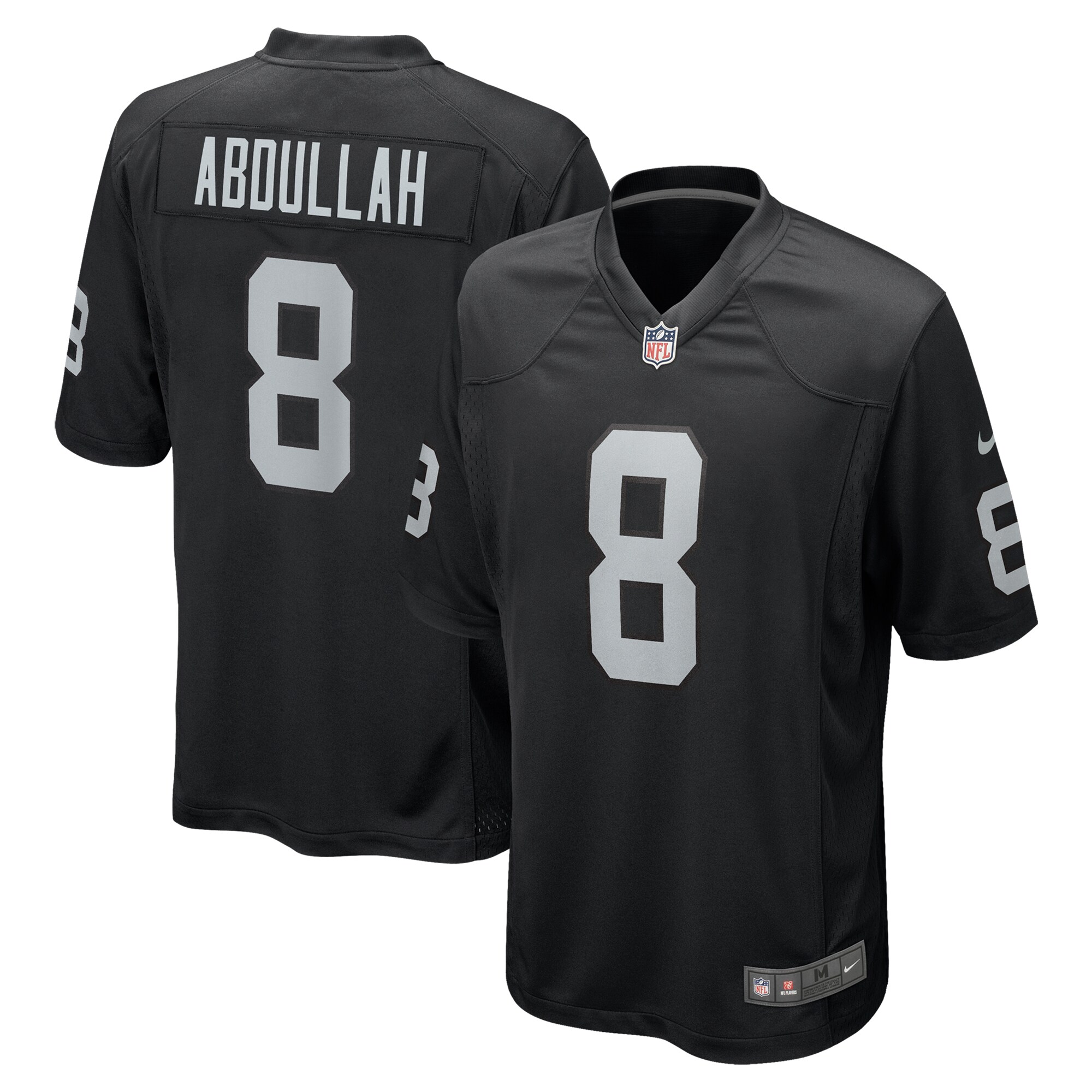 ameer abdullah las vegas raiders nike team game jersey black clowdercats 8emvl.jpg