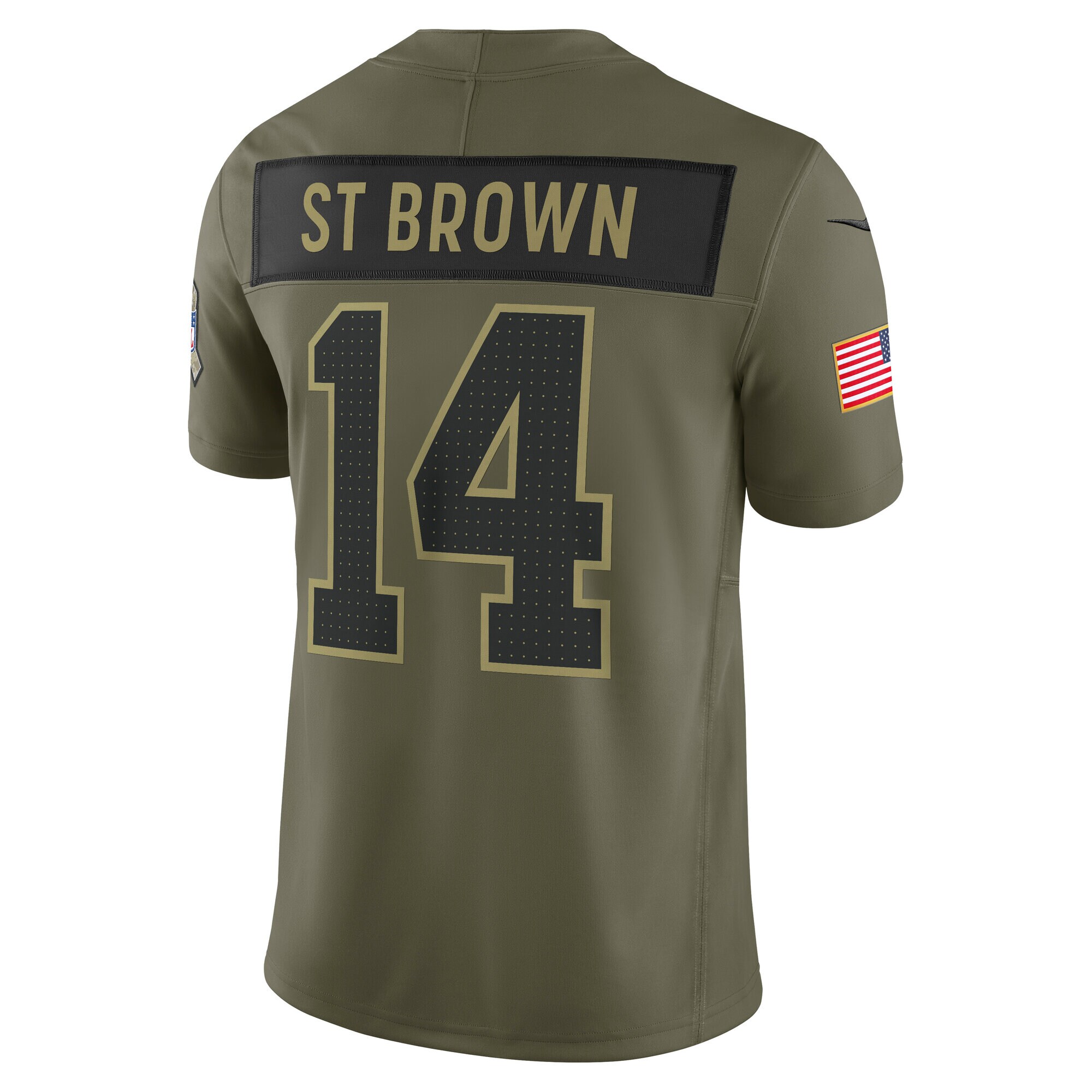amon ra st brown detroit lions nike 2025 salute to service limited jersey olive clowdercats dgb3z.jpg