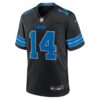 amon ra st brown detroit lions nike 2nd alternate game jersey black clowdercats 6adgm.jpg