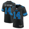 amon ra st brown detroit lions nike 2nd alternate game jersey black clowdercats ehg7k.jpg