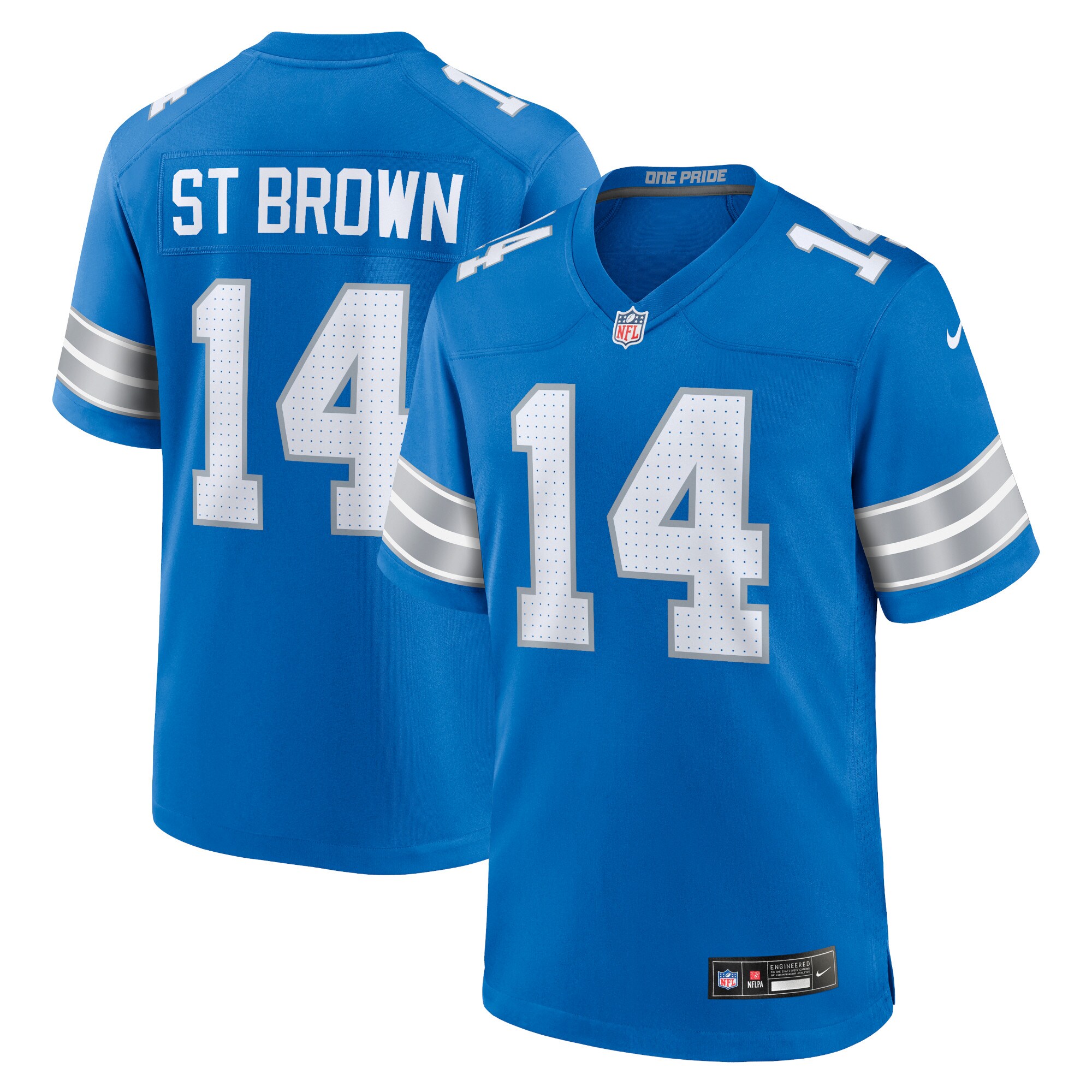 amon ra st brown detroit lions nike game jersey blue clowdercats vy7sy.jpg