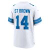 amon ra st brown detroit lions nike game jersey white clowdercats 2vdqh.jpg