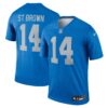 amon ra st brown detroit lions nike legend player performance top blue clowdercats zhtl8.jpg