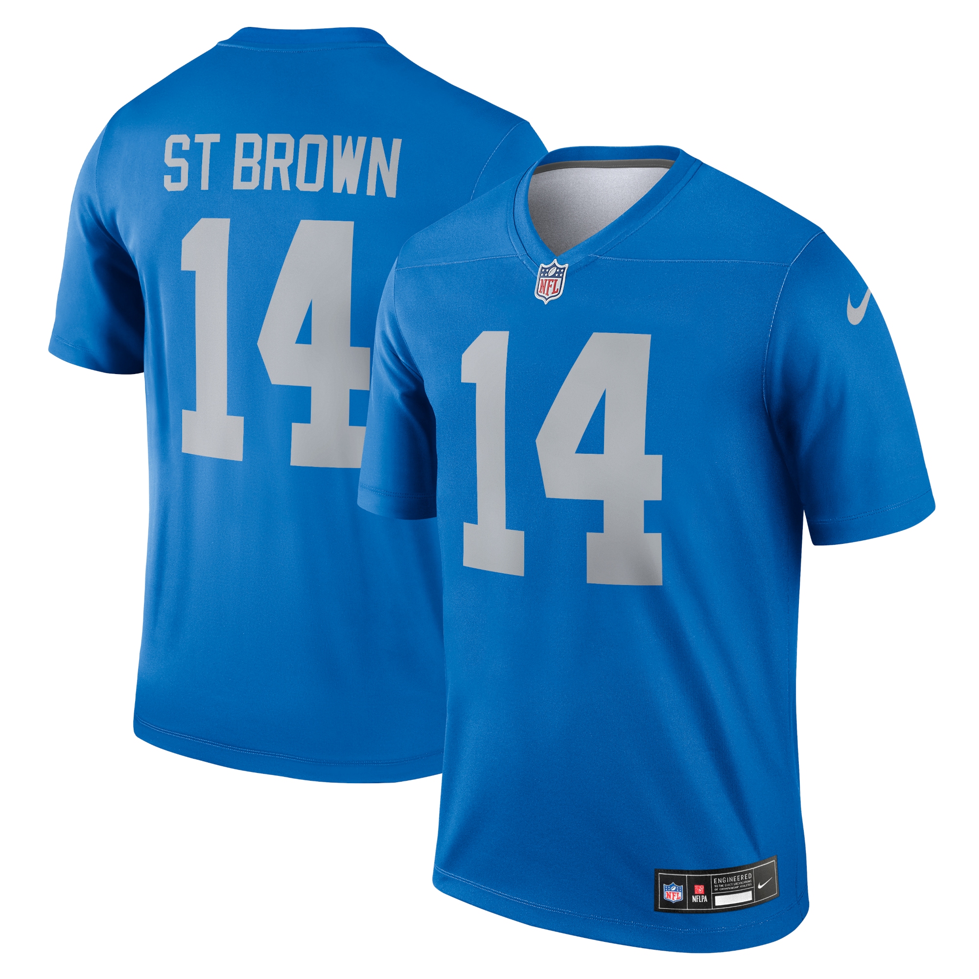 amon ra st brown detroit lions nike legend player performance top blue clowdercats zhtl8.jpg