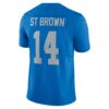 amon ra st brown detroit lions nike vapor fuse alternate limited jersey blue clowdercats e89dk.jpg