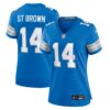amon ra st brown detroit lions nike womens team game jersey blue clowdercats sysdu.jpg