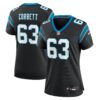 austin corbett carolina panthers nike womens team game jersey black clowdercats aso7c.jpg