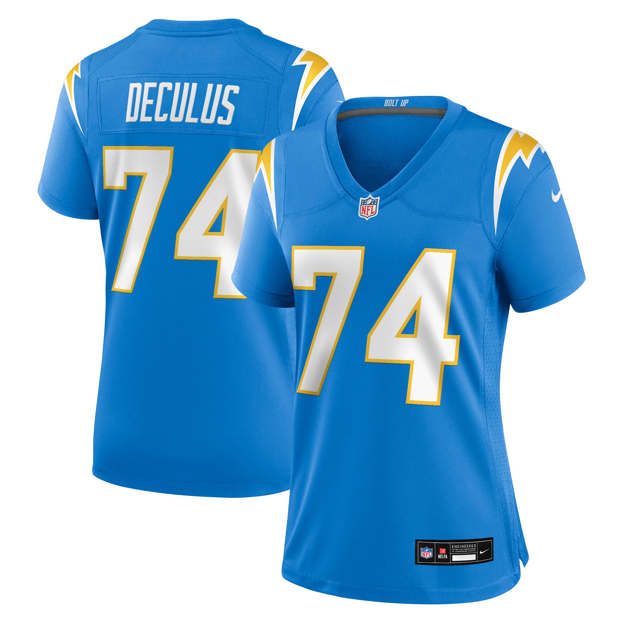 austin deculus los angeles chargers nike womens team game jersey powder blue clowdercats 5odom.jpg