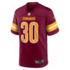 austin ekeler washington commanders nike game jersey burgundy clowdercats tnyhh.jpg