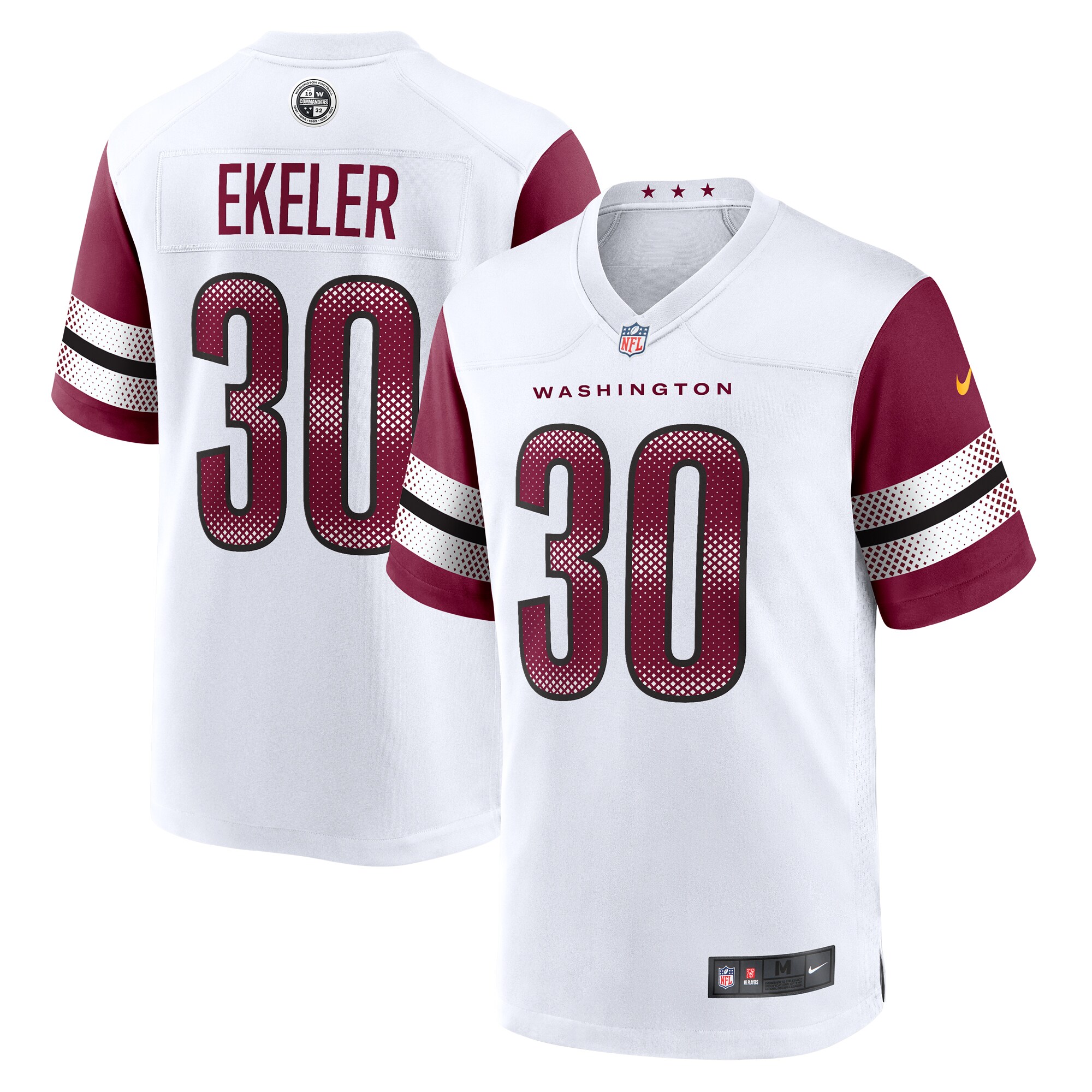 austin ekeler washington commanders nike game jersey white clowdercats 2mr00.jpg
