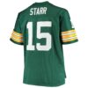 bart starr green bay packers mitchell ness big tall 1968 retired player replica jersey green clowdercats tl6ux.jpg