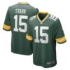 bart starr green bay packers nike retired player game jersey green clowdercats wztsy.jpg