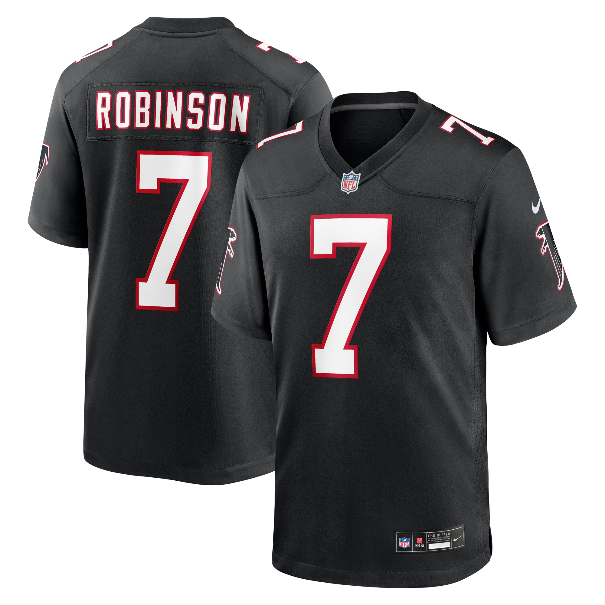 bijan robinson atlanta falcons nike throwback game jersey black clowdercats k6qum.jpg
