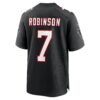 bijan robinson atlanta falcons nike throwback game jersey black clowdercats ssaha.jpg