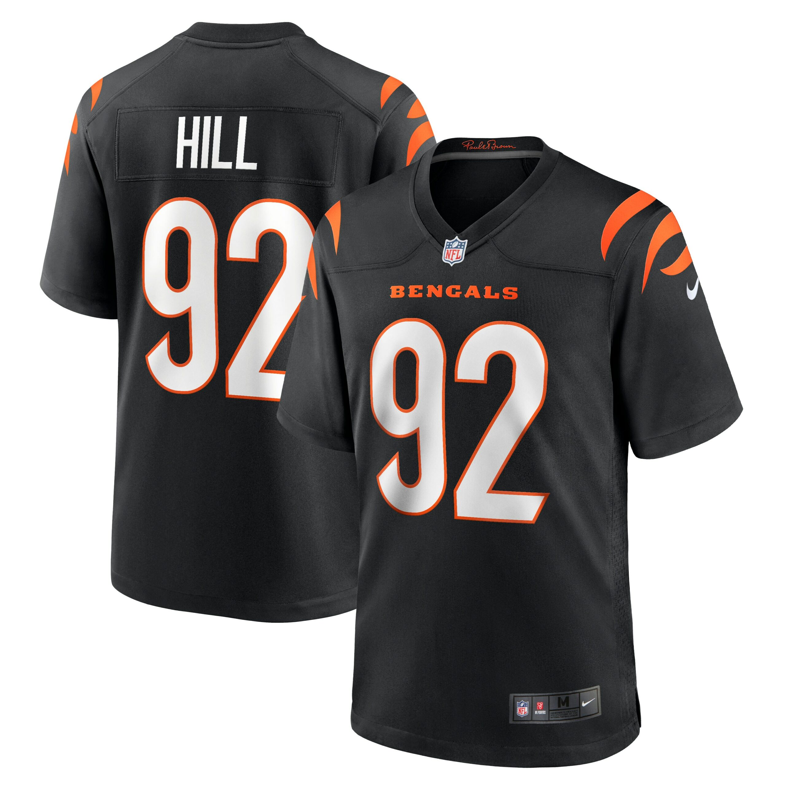 bj hill cincinnati bengals nike game jersey black clowdercats noje4.jpg